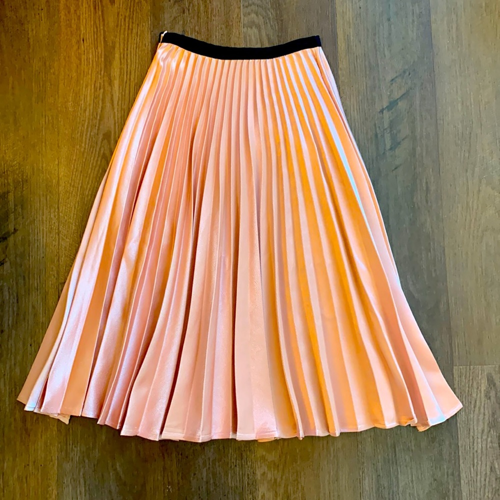 BOGO Free!! Skylar & Jade Light pink pleated skirt, size S - fits like XS